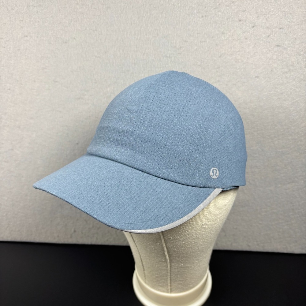 Lululemon Fast & Free Running Hat Pastel Light Blue Reflective Athletic Cap
